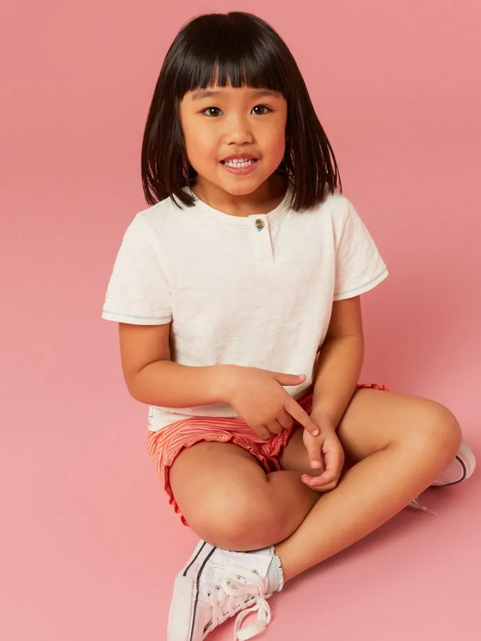 Kids White Stuff Tops And Tshirts Casey Plain SS T Shirt Natural White Kids White Stuff Tops And Tshirts Casey Plain SS T Shirt Natural White
