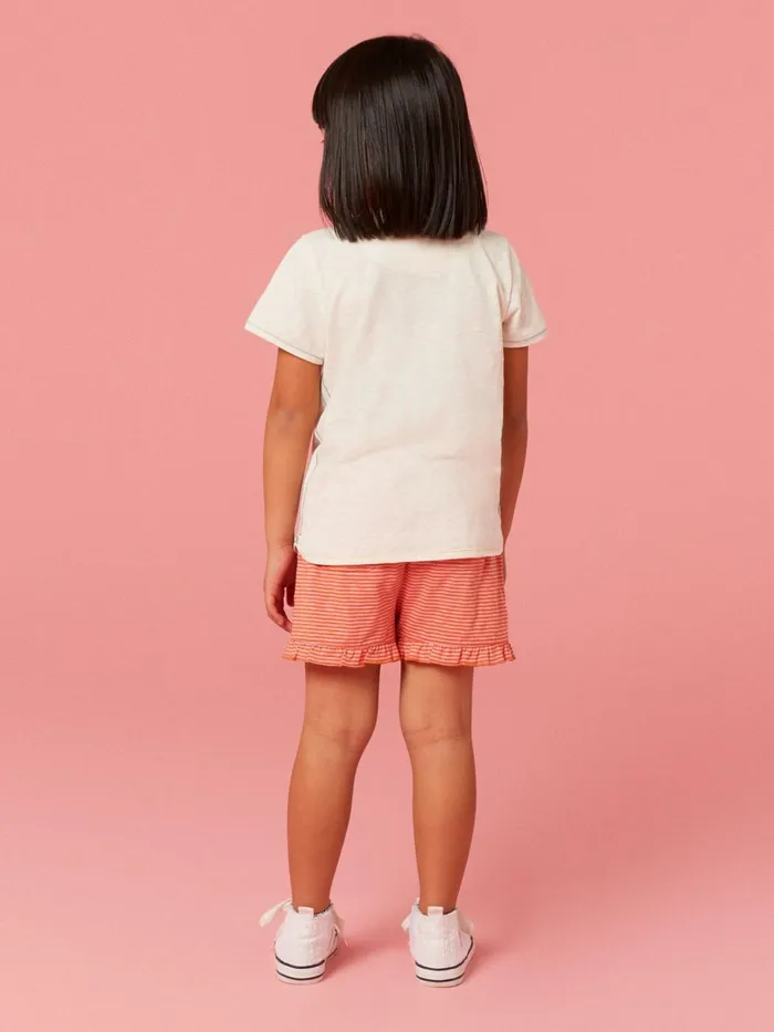 Kids White Stuff Tops And Tshirts Casey Plain SS T Shirt Natural White Kids White Stuff Tops And Tshirts Casey Plain SS T Shirt Natural White