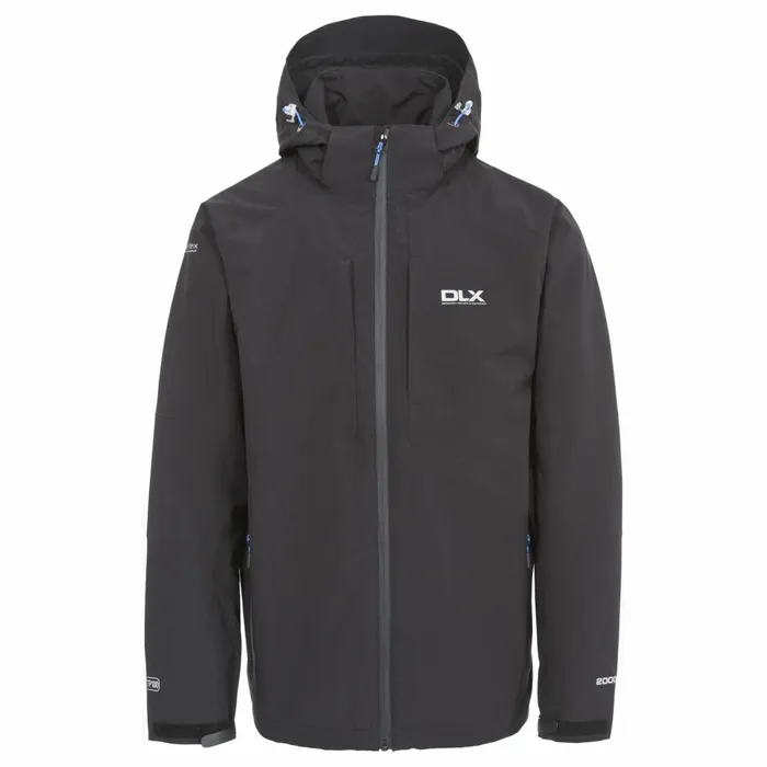 Kumar DLX High Performance Waterproof Jacket Black Men Trespass Waterproof Jackets