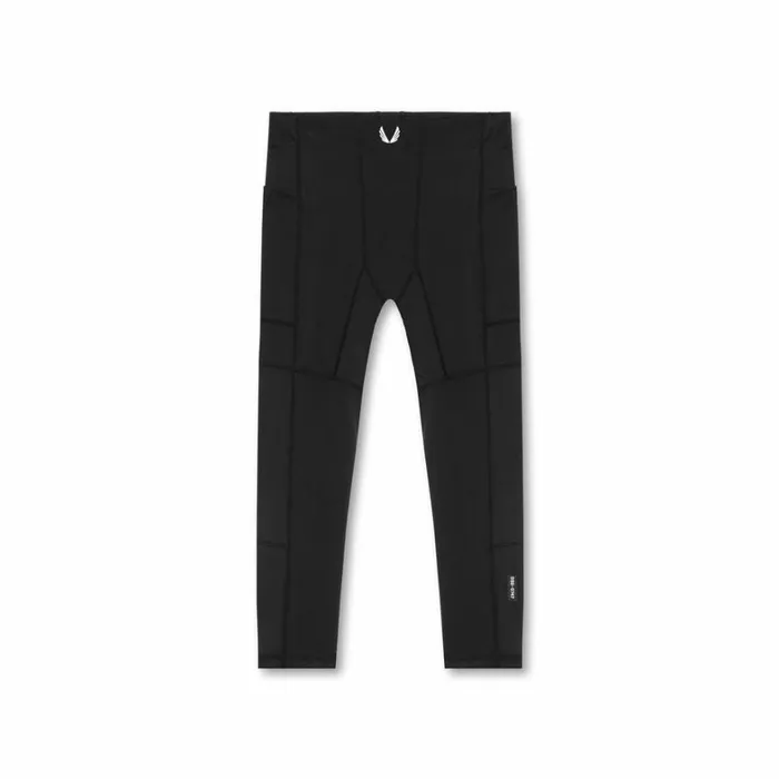 Leggings Men ASRV WarpFlexx Side Pocket 34Length Legging Black