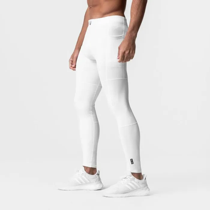 Leggings Men ASRV WarpFlexx Side Pocket Legging White