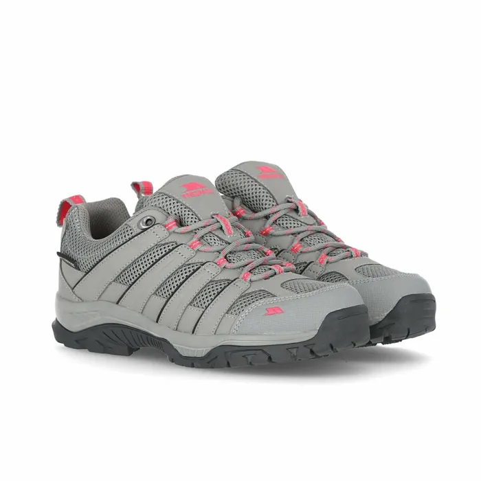 Leka Waterproof Walking Shoes Grey Women Trespass Walking Shoes