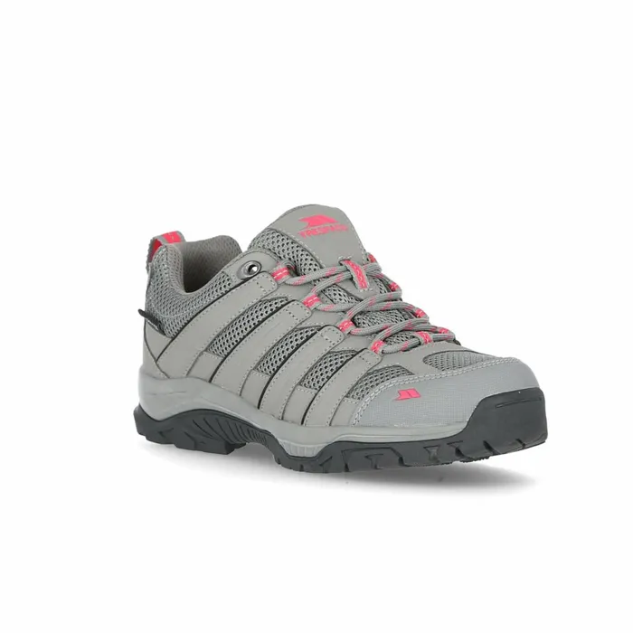 Leka Waterproof Walking Shoes Grey Women Trespass Walking Shoes