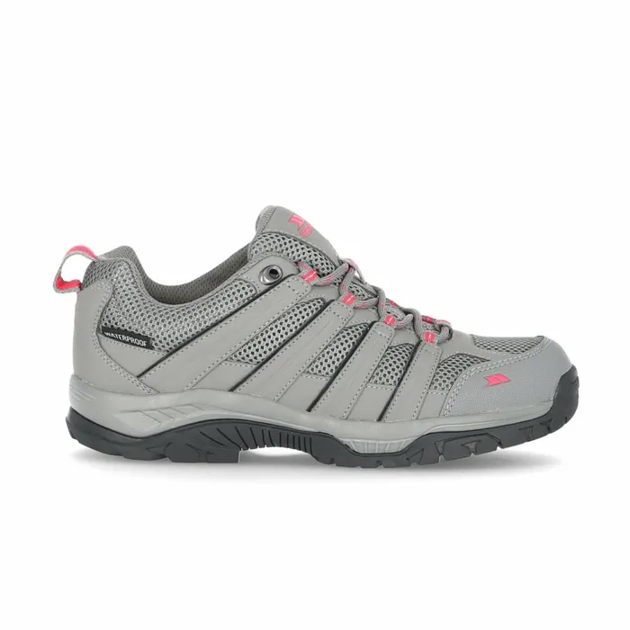 Leka Waterproof Walking Shoes Grey Women Trespass Walking Shoes