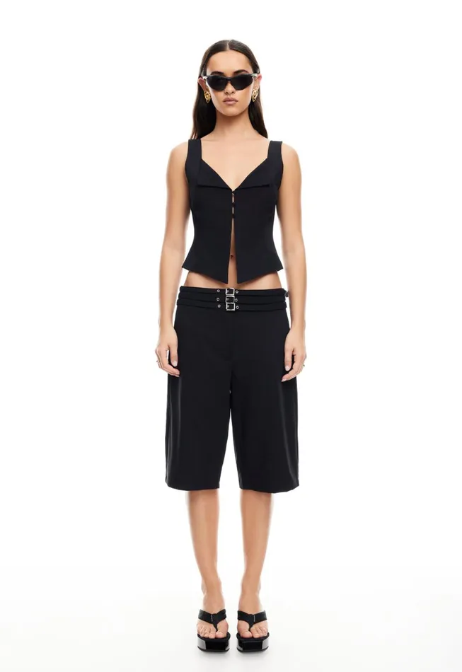 Lioness Fashion BACKSTAGE VEST Onyx Women Tops