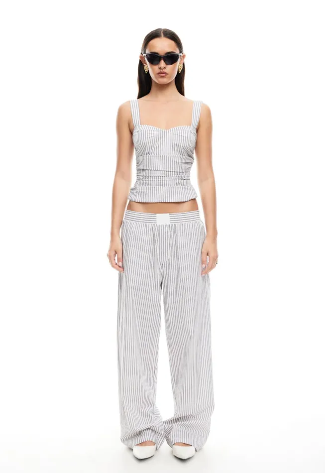 Lioness Fashion COBAIN PANT Ivory Multi Stripe Women Pants Lioness Fashion COBAIN PANT Ivory Multi Stripe Women Pants