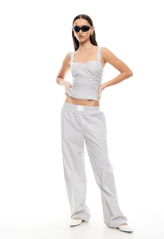 Lioness Fashion COBAIN PANT Ivory Multi Stripe Women Pants Lioness Fashion COBAIN PANT Ivory Multi Stripe Women Pants