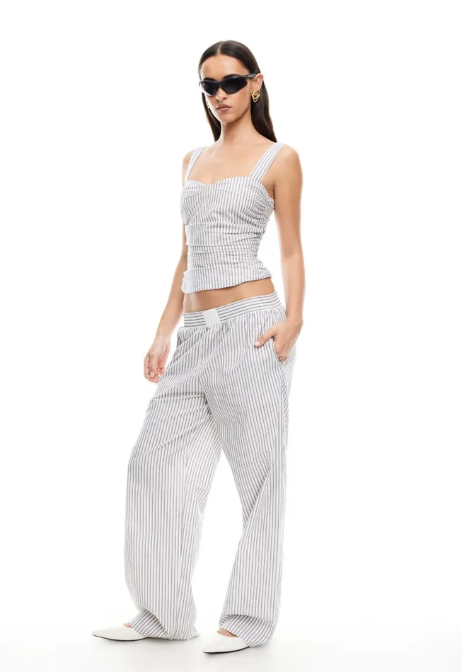Lioness Fashion COBAIN PANT Ivory Multi Stripe Women Pants Lioness Fashion COBAIN PANT Ivory Multi Stripe Women Pants