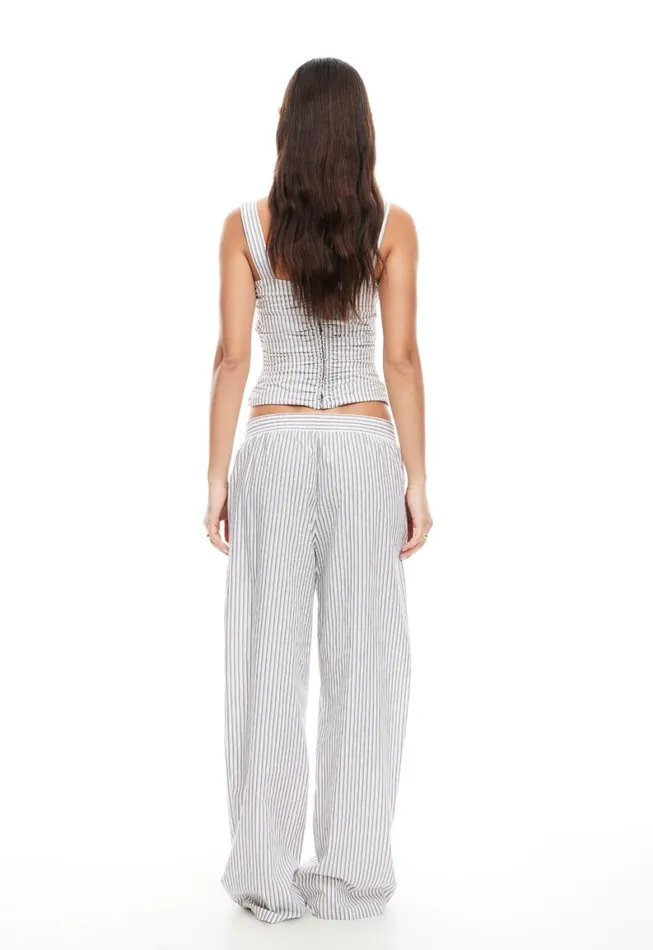 Lioness Fashion COBAIN PANT Ivory Multi Stripe Women Pants Lioness Fashion COBAIN PANT Ivory Multi Stripe Women Pants