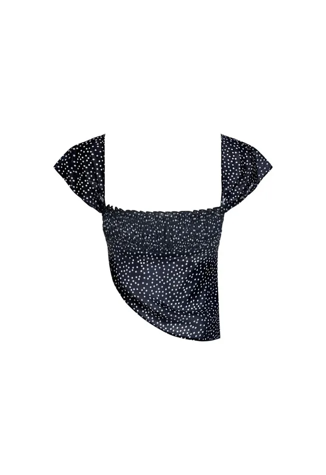 Lioness Fashion DISTRICT TOP Onyx Polka Women Tops Lioness Fashion DISTRICT TOP Onyx Polka Women Tops