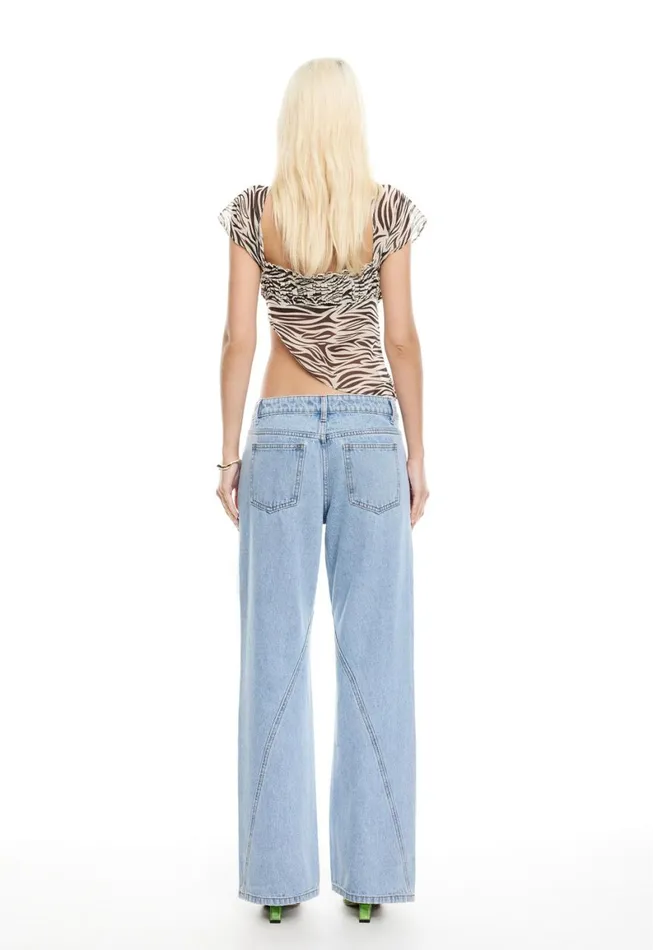 Lioness Fashion DISTRICT TOP Zebra Women Tops