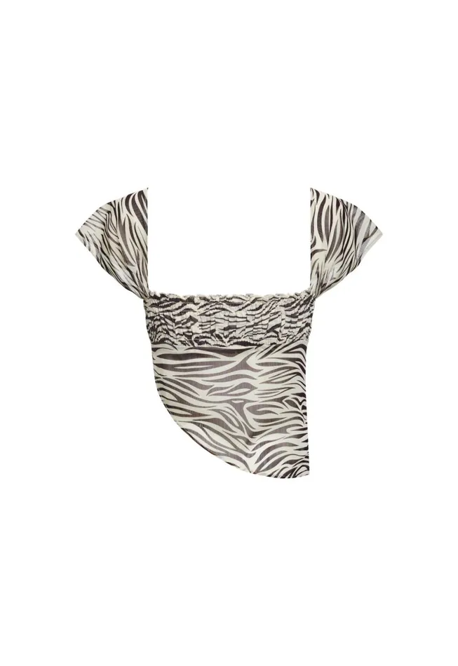 Lioness Fashion DISTRICT TOP Zebra Women Tops