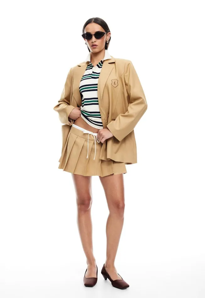 Lioness Fashion DYNASTY MINI SKORT Camel Women Shorts