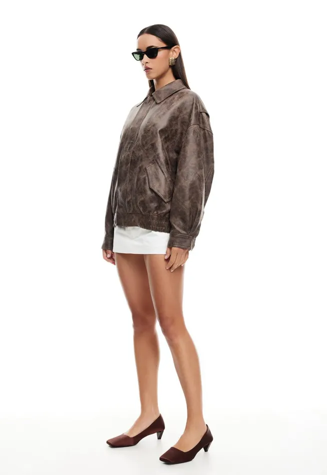 Lioness Fashion KENNY BOMBER Chocolate Women Outerwear