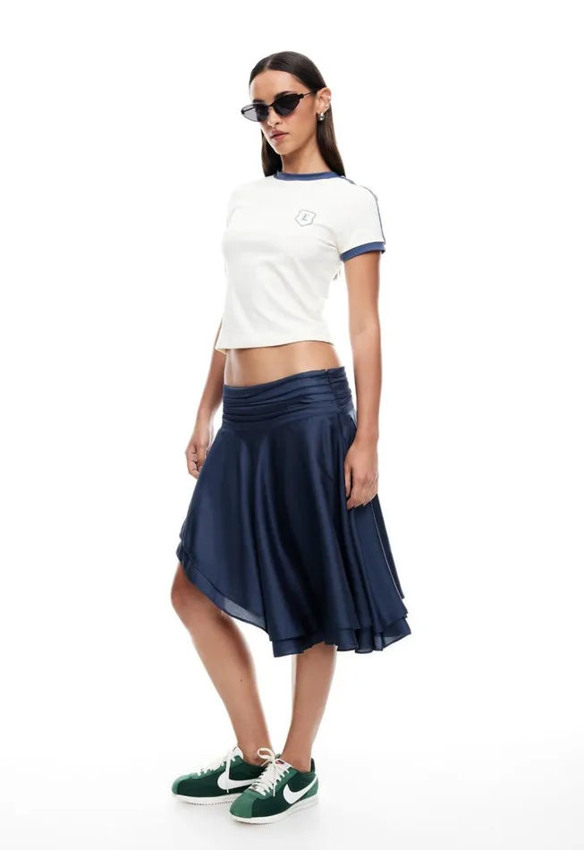 Lioness Fashion LEGACY MIDI SKIRT Navy Women Skirts Lioness Fashion LEGACY MIDI SKIRT Navy Women Skirts
