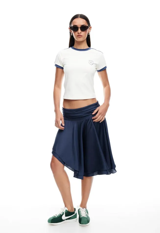 Lioness Fashion LEGACY MIDI SKIRT Navy Women Skirts Lioness Fashion LEGACY MIDI SKIRT Navy Women Skirts