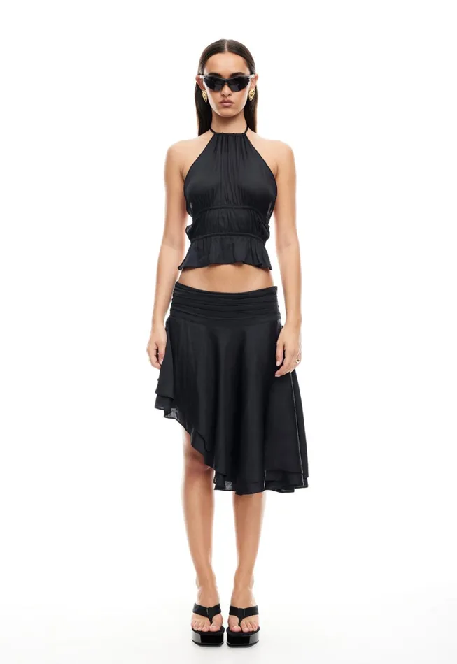 Lioness Fashion LEGACY MIDI SKIRT Onyx Women Skirts Lioness Fashion LEGACY MIDI SKIRT Onyx Women Skirts