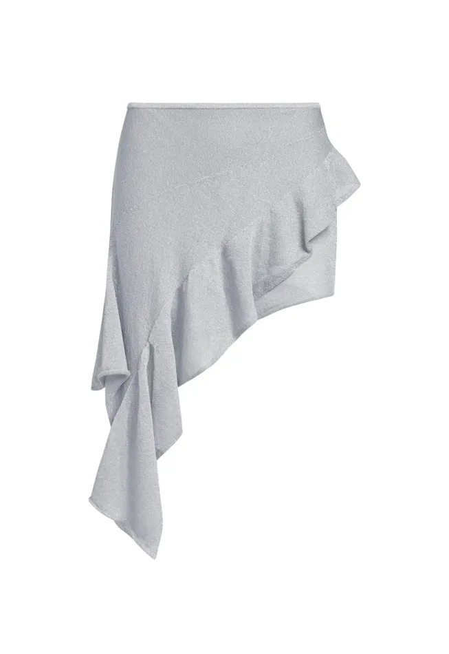 Lioness Fashion PALISADES MINI SKIRT Silver Women Skirts Lioness Fashion PALISADES MINI SKIRT Silver Women Skirts