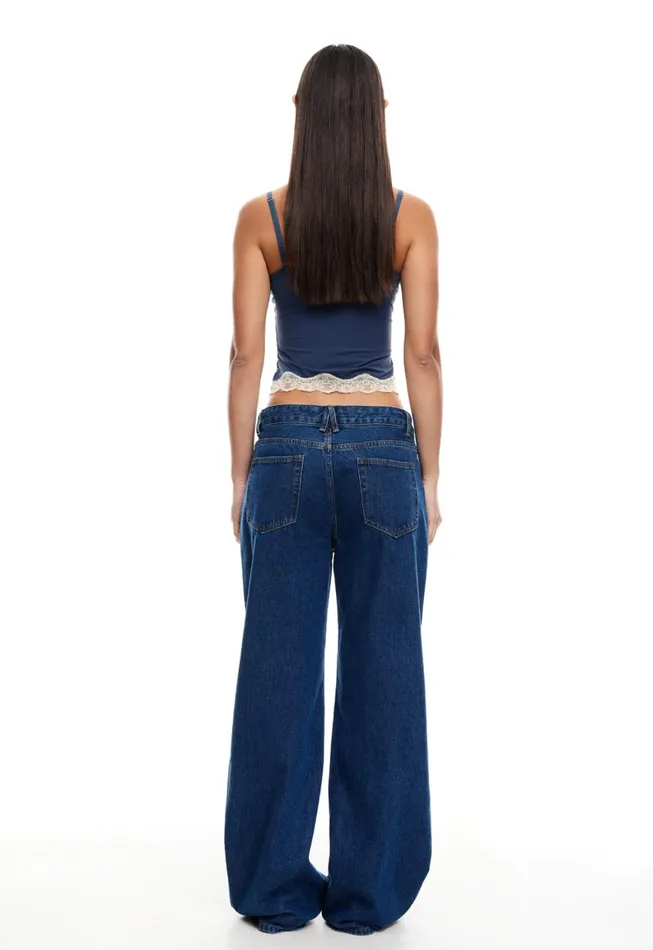 Lioness Fashion TOP MODEL CAMI Navy Women Tops