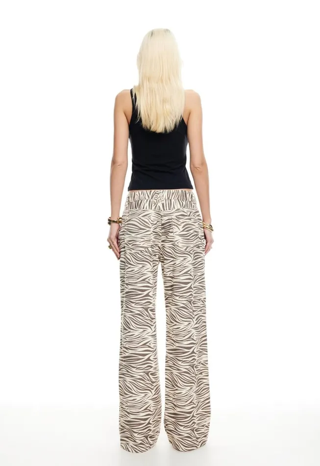 Lioness Fashion TOP MODEL JEAN Zebra Women Pants Lioness Fashion TOP MODEL JEAN Zebra Women Pants