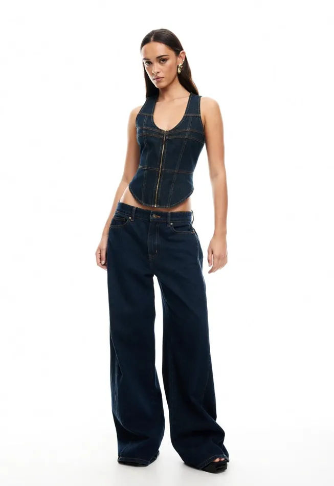 Lioness Fashion WESTWOOD JEAN Indigo Women Pants Lioness Fashion WESTWOOD JEAN Indigo Women Pants