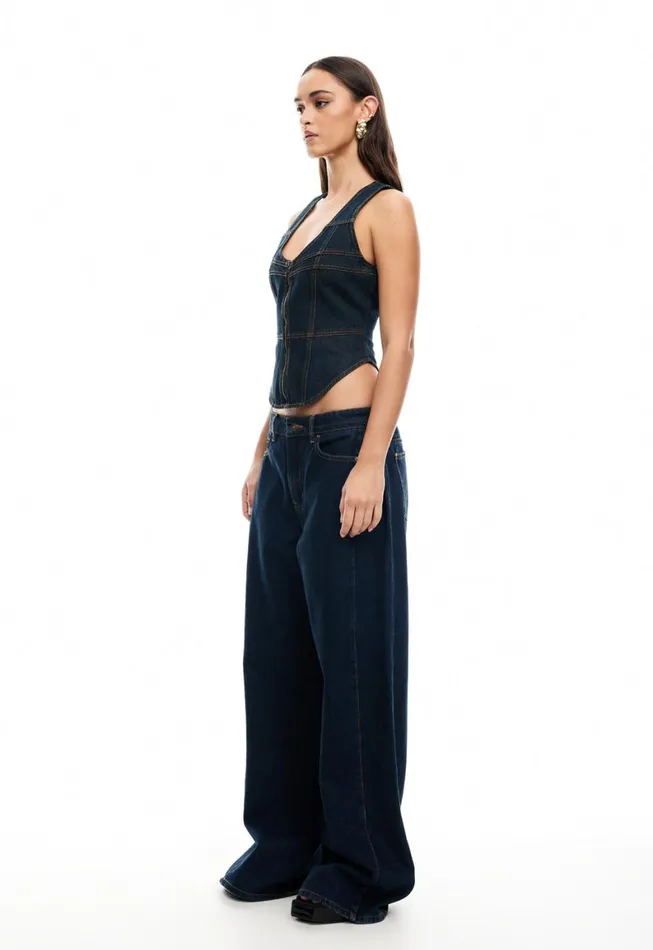 Lioness Fashion WESTWOOD JEAN Indigo Women Pants Lioness Fashion WESTWOOD JEAN Indigo Women Pants