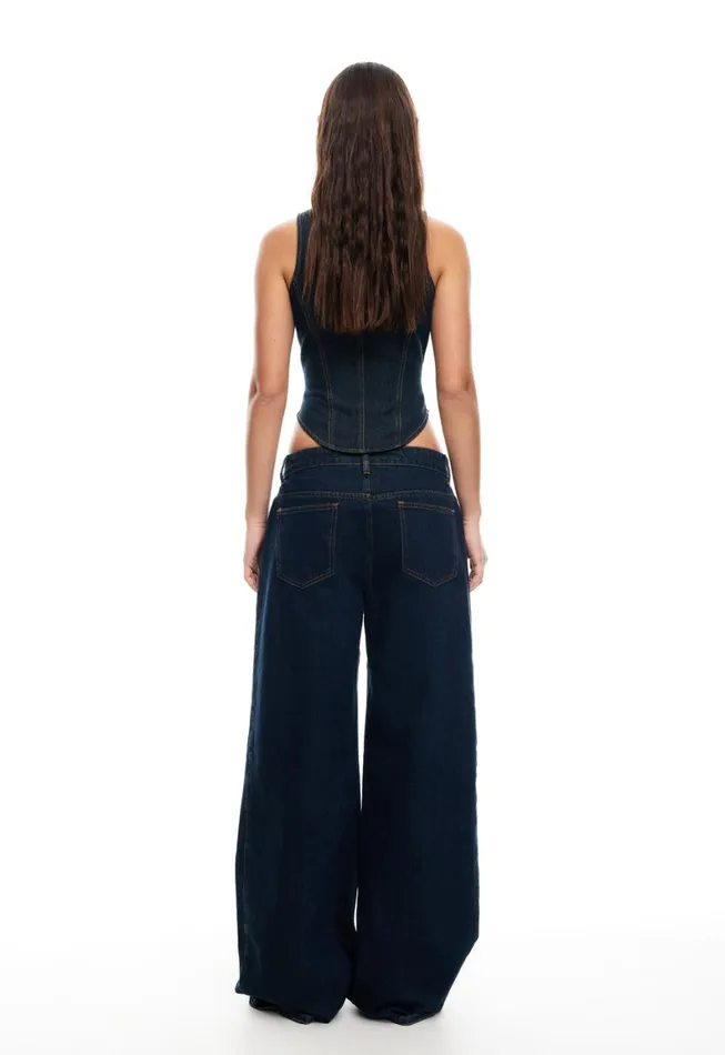 Lioness Fashion WESTWOOD JEAN Indigo Women Pants Lioness Fashion WESTWOOD JEAN Indigo Women Pants