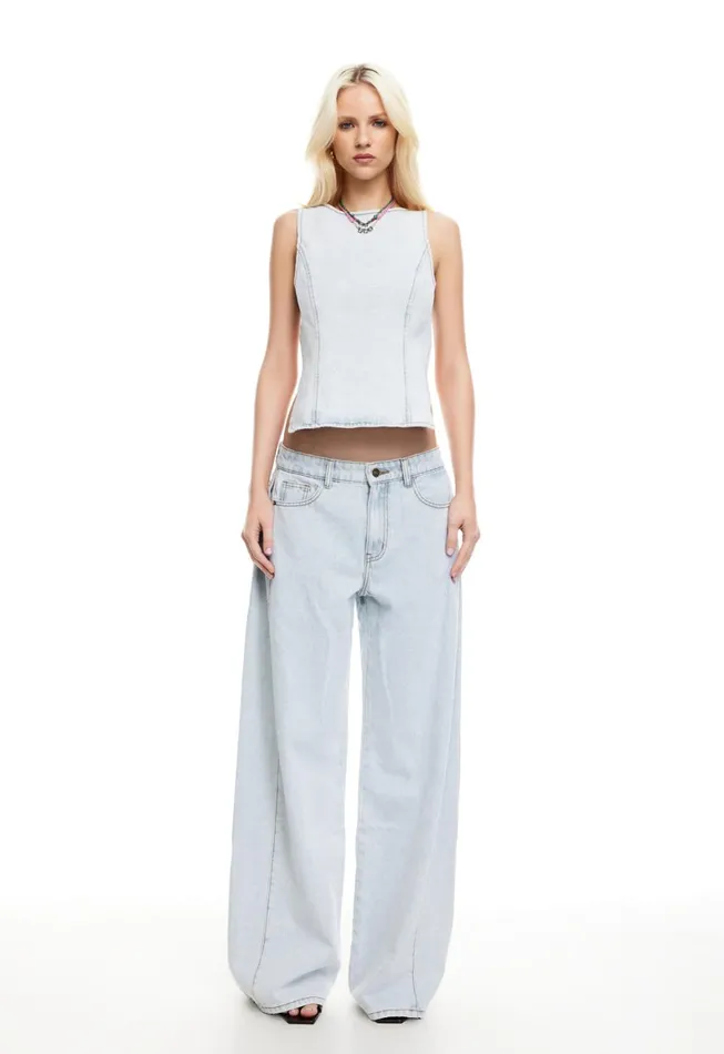 Lioness Fashion WESTWOOD JEAN Light Denim Women Pants Lioness Fashion WESTWOOD JEAN Light Denim Women Pants