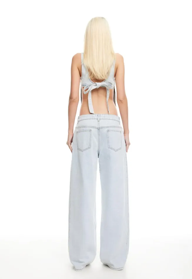 Lioness Fashion WESTWOOD JEAN Light Denim Women Pants Lioness Fashion WESTWOOD JEAN Light Denim Women Pants