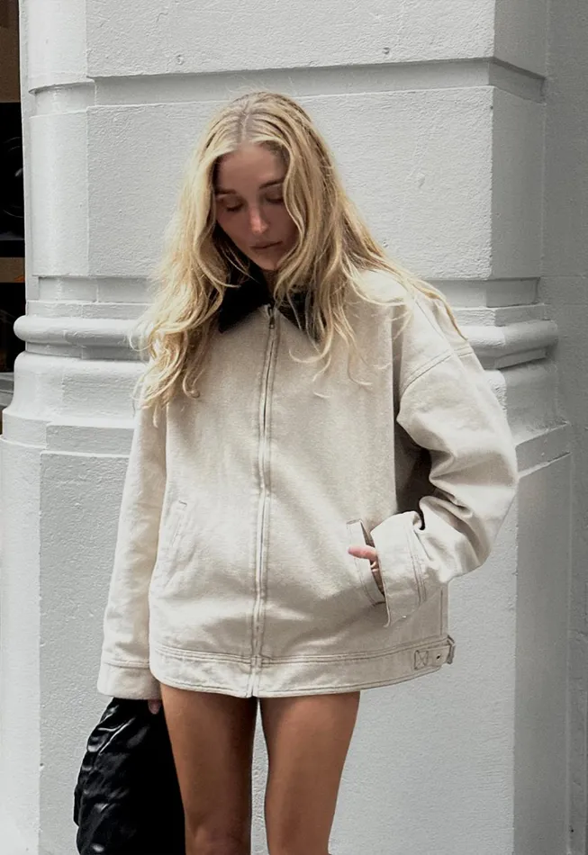 Lioness Fashion WORKWEAR JACKET Stone Women Outerwear Lioness Fashion WORKWEAR JACKET Stone Women Outerwear