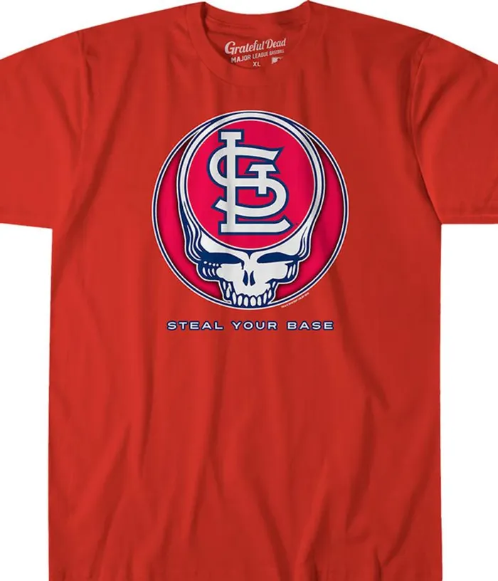 Liquid Blue Athletic TShirt Men St Louis Cardinals Steal Your Base Red Athletic TShirt Liquid Blue Athletic TShirt Men St Louis Cardinals Steal Your Base Red Athletic TShirt