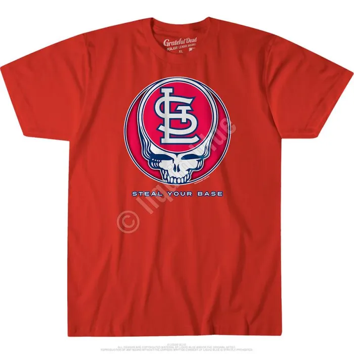 Liquid Blue Athletic TShirt Men St Louis Cardinals Steal Your Base Red Athletic TShirt Liquid Blue Athletic TShirt Men St Louis Cardinals Steal Your Base Red Athletic TShirt