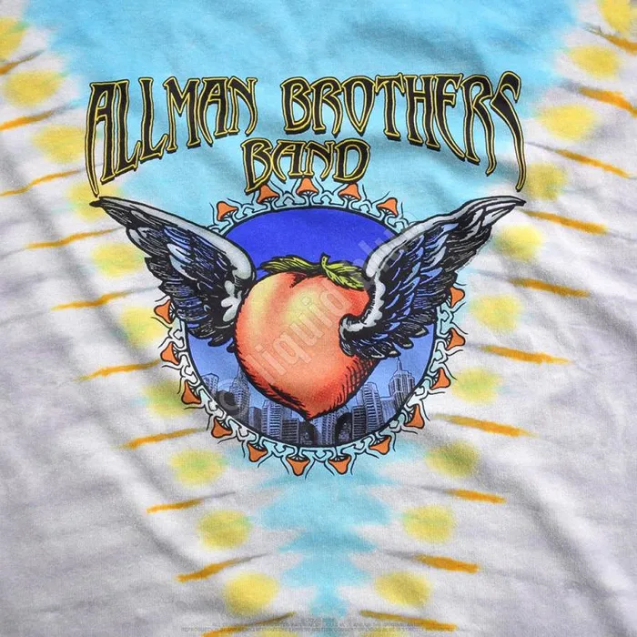 Liquid Blue TShirt Men Flying Peach V TieDye TShirt