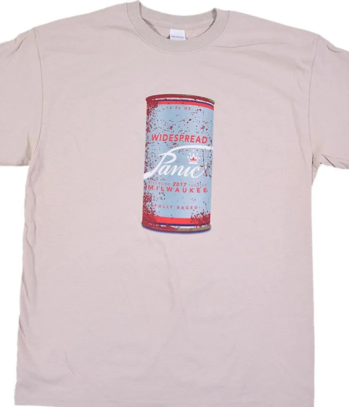 Liquid Blue TShirt Men Milwaukee Event 2017 Tan TShirt