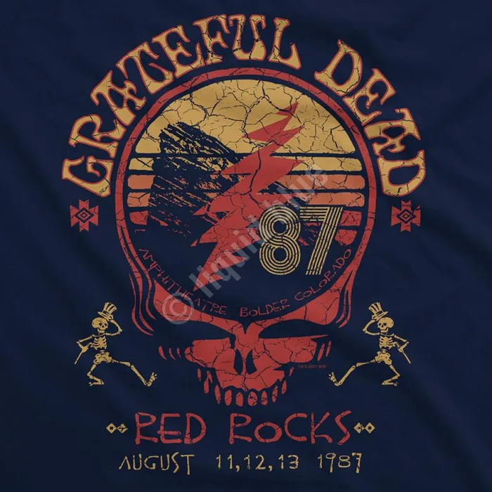 Liquid Blue TShirt Men Red Rocks 87 Navy TShirt