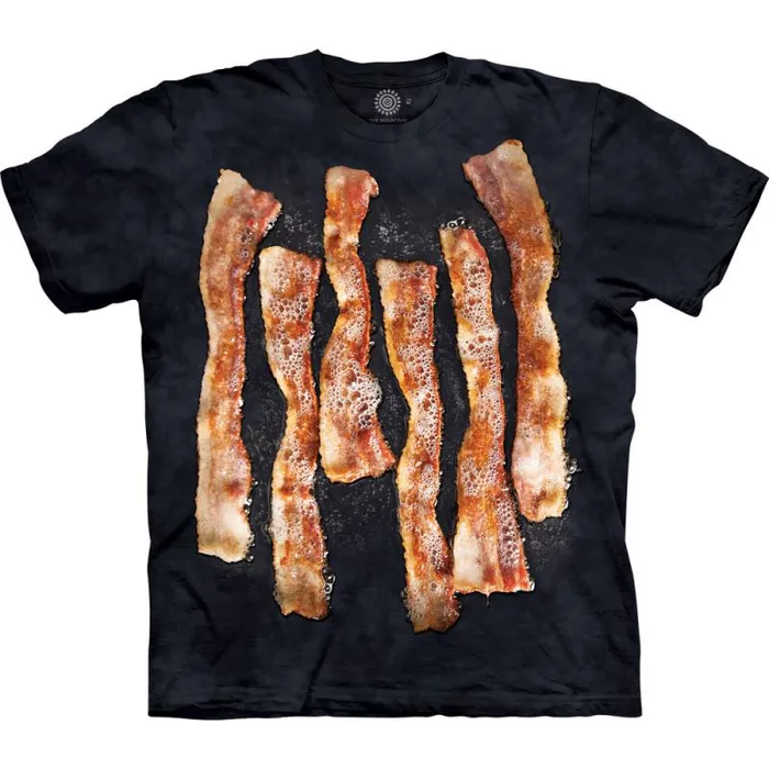 Liquid Blue TShirt Men Sizzlin Bacon Classic Cotton TShirt