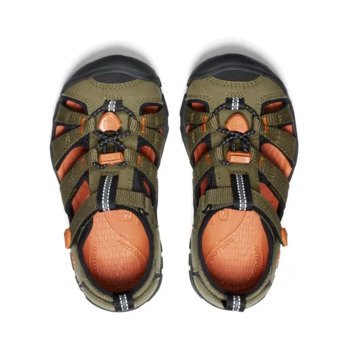 Little Kids039 Seacamp II CNX Dark OliveGold Flame Sandal Kids KEEN Water Little Kids039 Seacamp II CNX Dark OliveGold Flame Sandal Kids KEEN Water