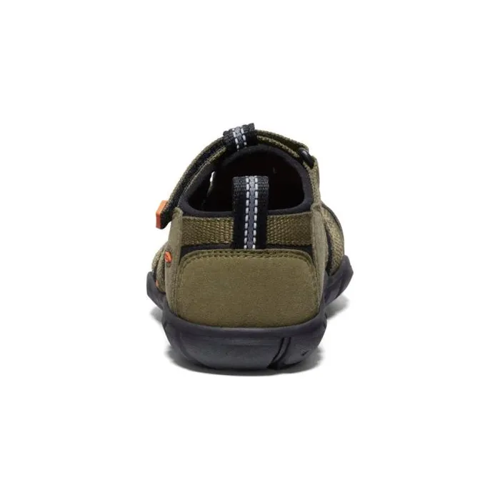 Little Kids039 Seacamp II CNX Dark OliveGold Flame Sandal Kids KEEN Water Little Kids039 Seacamp II CNX Dark OliveGold Flame Sandal Kids KEEN Water
