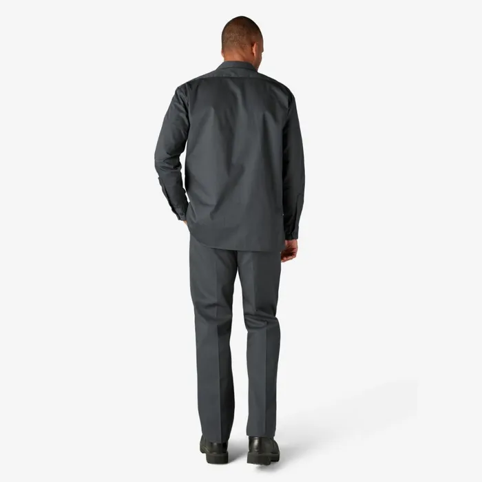 Long Sleeve Work Shirt Charcoal Gray Charcoal Gray ch Men Dickies Work Shirts Long Sleeve Work Shirt Charcoal Gray Charcoal Gray ch Men Dickies Work Shirts