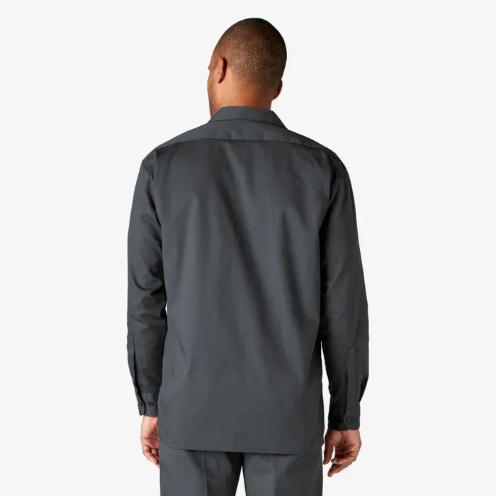 Long Sleeve Work Shirt Charcoal Gray Charcoal Gray ch Men Dickies Work Shirts Long Sleeve Work Shirt Charcoal Gray Charcoal Gray ch Men Dickies Work Shirts