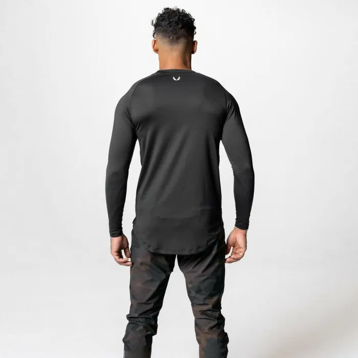 Long Sleeves Men ASRV SilverLite 20 Established Long Sleeve Black 034rp034