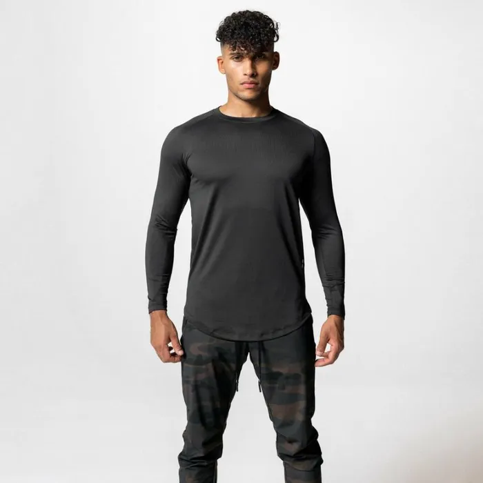 Long Sleeves Men ASRV SilverLite 20 Established Long Sleeve Black