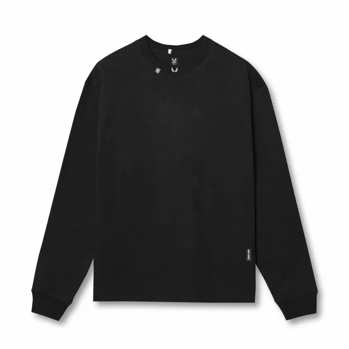 Long Sleeves Men ASRV Tech Essential Relaxed Long Sleeve Black