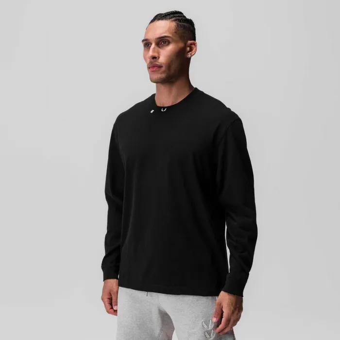 Long Sleeves Men ASRV Tech Essential Relaxed Long Sleeve Black