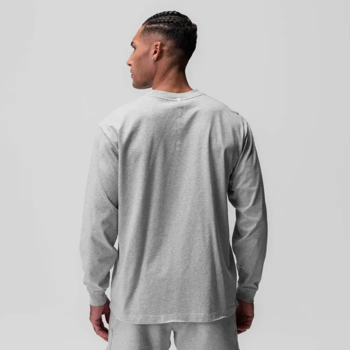 Long Sleeves Men ASRV Tech Essential Relaxed Long Sleeve Heather Grey