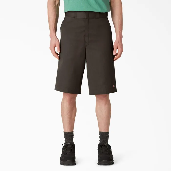 Loose Fit Flat Front Work Shorts 13034 Dark Brown Dark Brown db Men Dickies Work Shorts Loose Fit Flat Front Work Shorts 13034 Dark Brown Dark Brown db Men Dickies Work Shorts