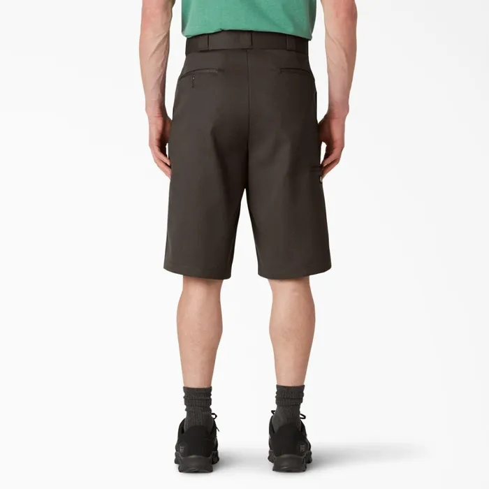 Loose Fit Flat Front Work Shorts 13034 Dark Brown Dark Brown db Men Dickies Work Shorts Loose Fit Flat Front Work Shorts 13034 Dark Brown Dark Brown db Men Dickies Work Shorts