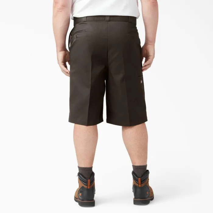 Loose Fit Flat Front Work Shorts 13034 Dark Brown Dark Brown db Men Dickies Work Shorts Loose Fit Flat Front Work Shorts 13034 Dark Brown Dark Brown db Men Dickies Work Shorts
