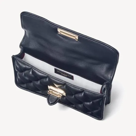 Lottie Pillow Clutch Navy Nappa Women Aspinal Of London Lottie