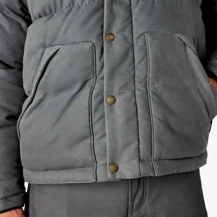 Lucas Fully Waxed Puffer Jacket Charcoal Gray Charcoal Gray ch Men Dickies Coats and Jackets Lucas Fully Waxed Puffer Jacket Charcoal Gray Charcoal Gray ch Men Dickies Coats and Jackets